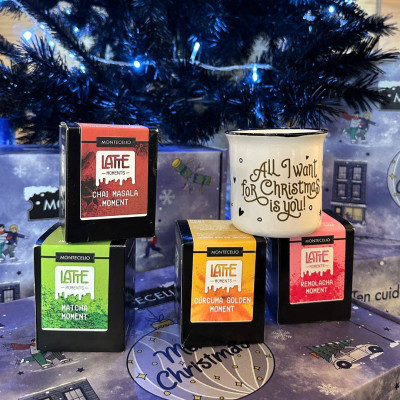 Pack 4 Lattes Moments y Taza Navidad | Cafento Shop