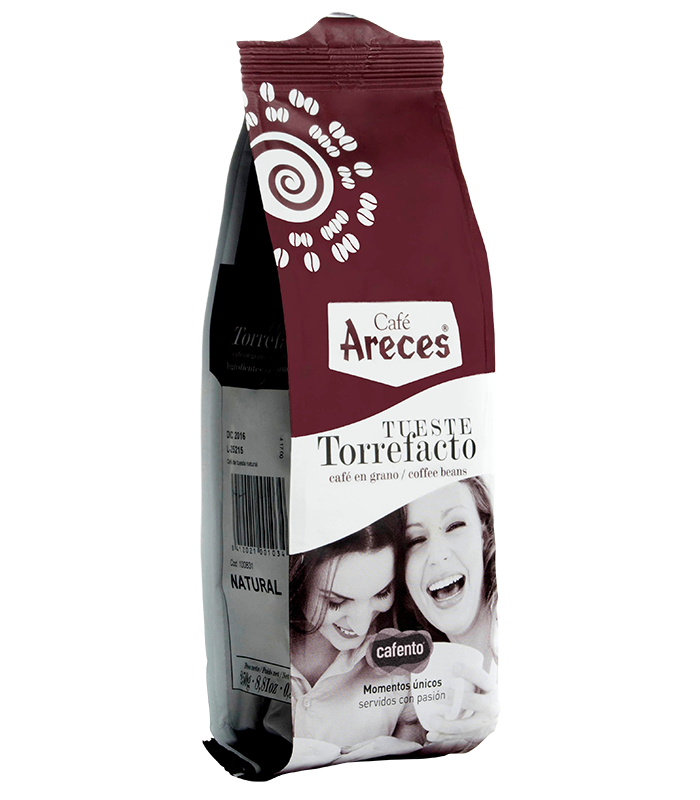Café Areces torrefacto en grano - 250g | Cafento Shop