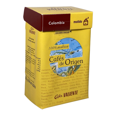 Café Valiente colombia 100% Arábica molido - 250g | Cafento Shop