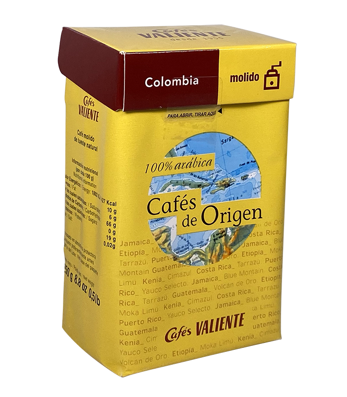 Café Valiente colombia 100% Arábica molido - 250g | Cafento Shop