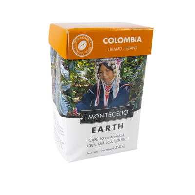 Café Montecelio Earth de Colombia en grano - 250g | Cafento Shop