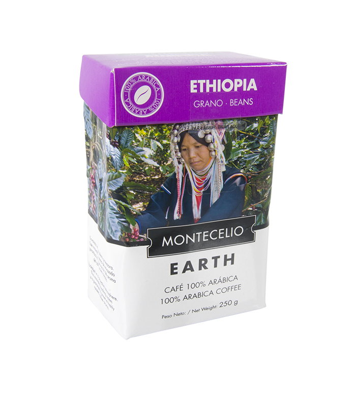 Café Montecelio Earth de Etiopía en grano - 250g | Cafento Shop