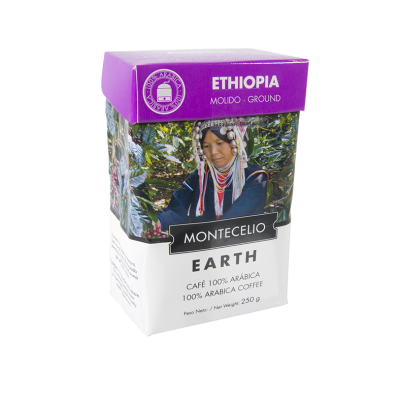 Café Montecelio earth etiophia molido - 250g | Cafento Shop