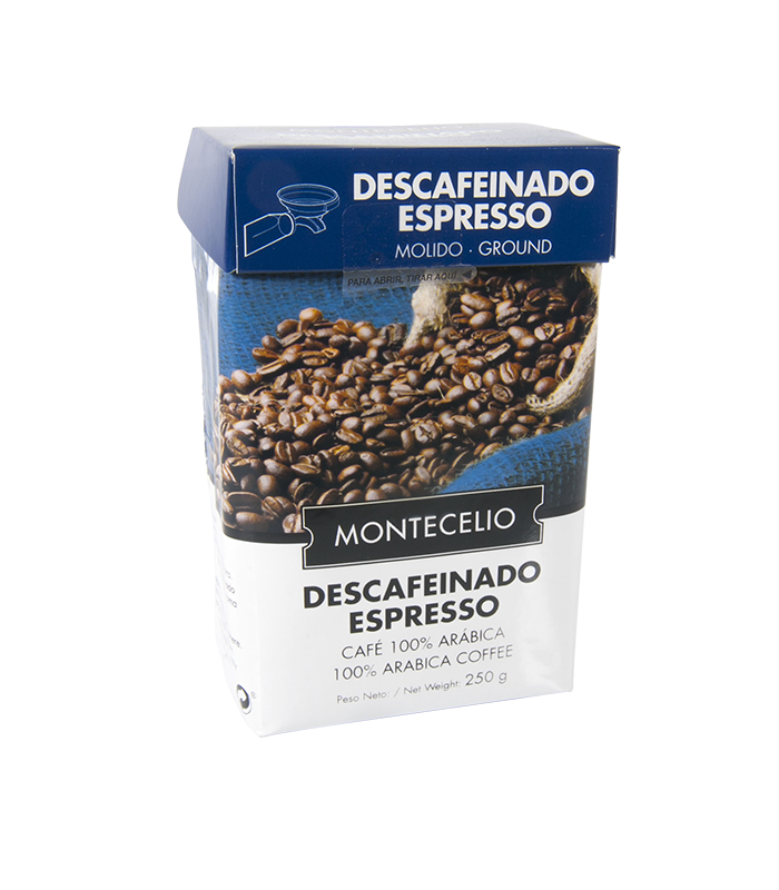 Café Montecelio earth descafeinado espresso molido - 250g | Cafento Shop