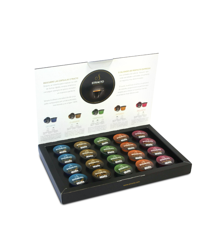 Surtido de Cápsulas de Café 20 Unidades - Montecelio Stracto | Cafento Shop