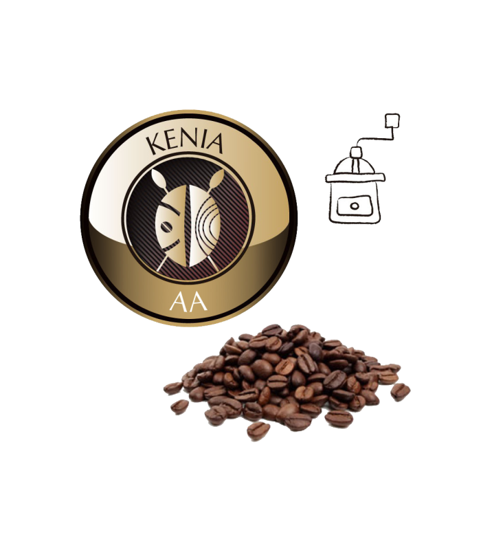 Café Caballo blanco de Kenia aa en grano - 1kg | Cafento Shop