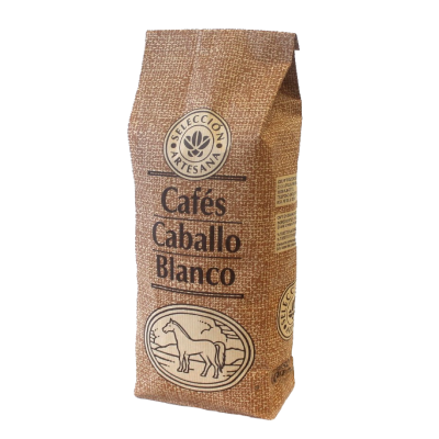 Café Caracolillo en grano - 1 kg - Caballo blanco | Cafento Shop