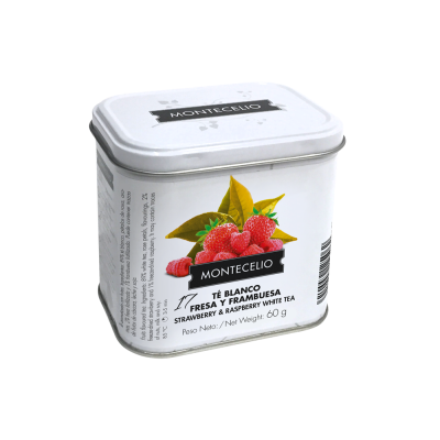 Nº17 lata té blanco con fresa y frambuesa 60g | Cafento Shop