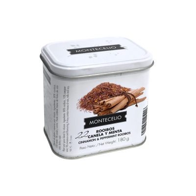 Nº22 lata de infusión rooibos con canela y menta 180g | Cafento Shop