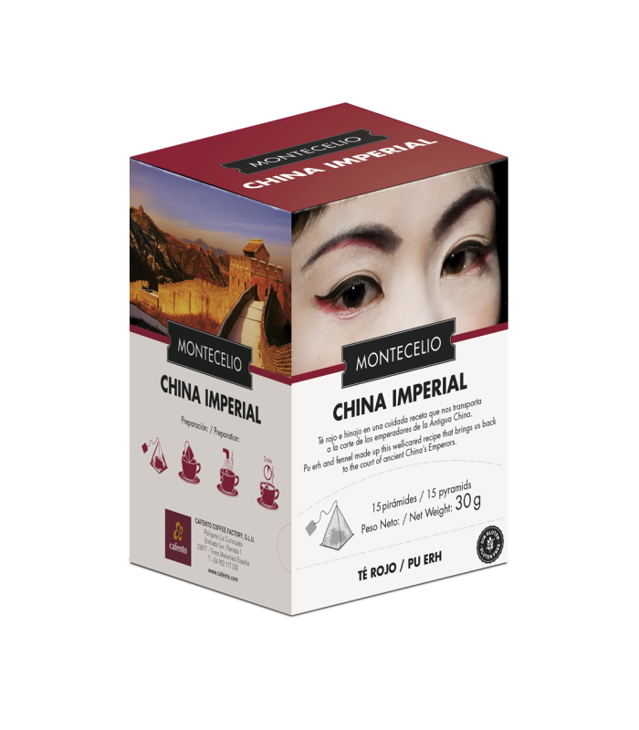 Piramides Montecelio China imperial - Té rojo | Cafento Shop