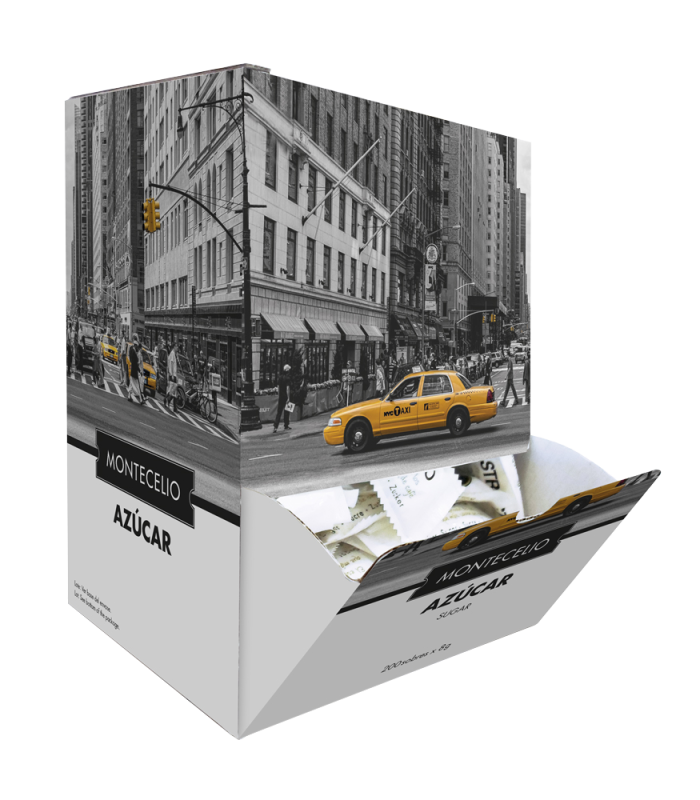 Azúcar Montecelio bolsitas individuales - 200 unidades | Cafento Shop