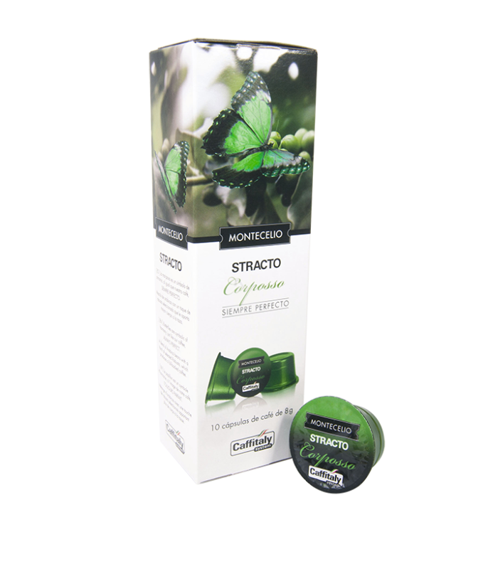 Cápsulas de Café Sabor Corposso 10 unidades - Montecelio Stracto | Cafento Shop