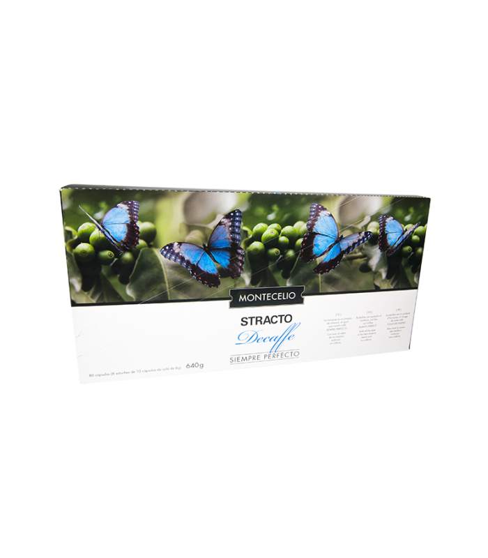Cápsulas de Café Sabor Descafeinado 80 unidades - Montecelio Stracto | Cafento Shop