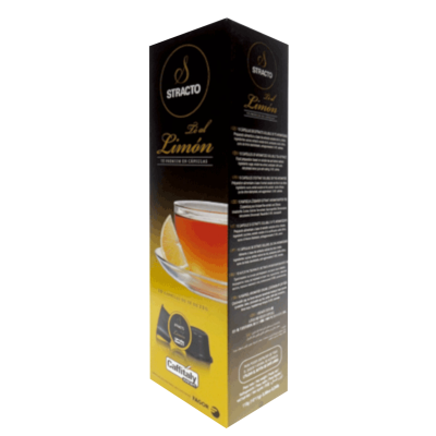 Cápsulas de Té Negro al Limón 10 Unidades - Montecelio Stracto | Cafento Shop