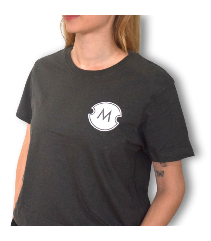 Camiseta negra Coffee Lovers | Merchandising Montecelio Café
