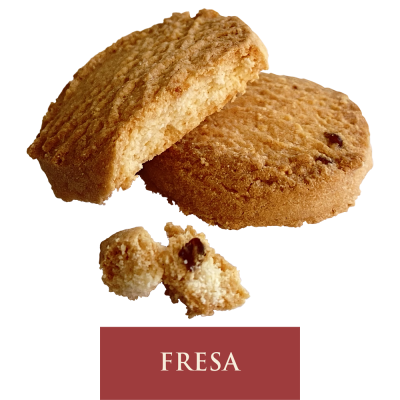 Galletas artesanas de fresa. Caja 500gr. | Cafento Shop
