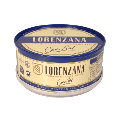 Mantequilla tradicional con sal Lorenzana - 250g | Cafento Shop