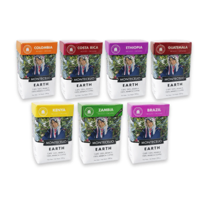 Pack café molido 5 orígenes | Montecelio EARTH 100% arábica