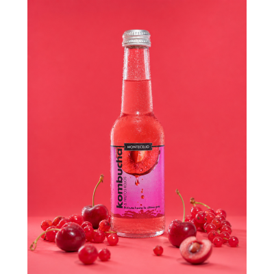 kombucha de frutos rojos