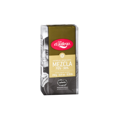 Café El gallego pleno aroma 70/30 molido - 250g | Cafento Shop